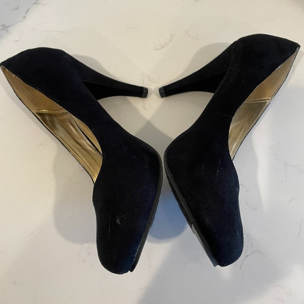 ATTENTION JAYDEN II High Heels Womens Size 9.5M Black Suede Style 30405 - Picture 12 of 14